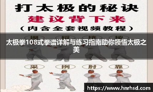 太极拳108式拳谱详解与练习指南助你领悟太极之美
